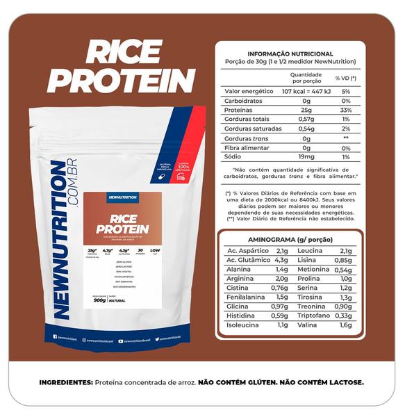 Combo Mix De Proteína Vegana Proteína Do Arroz 900g + Proteína Da Ervilha 900g NEWNUTRITION Imagem de Combo Mix De Proteína Vegana Proteína Do Arroz 900g + Proteína Da Ervilha 900g NEWNUTRITION