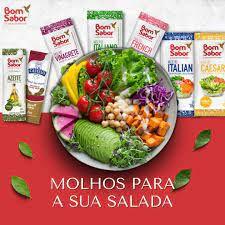 Imagem de Combo Molhos Sachê Bom Sabor 10g Italian, French e Caesar 90 Unidades