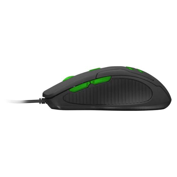 Imagem de Combo Mouse 3200DPI e Mousepad Gamer Verde Multilaser MO273