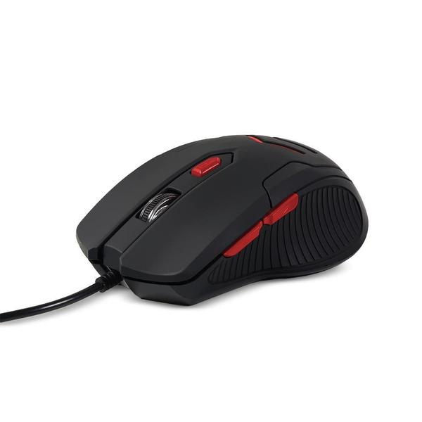 Imagem de Combo Mouse 3200dpi E Mousepad Gamer Vermelho - Mo306