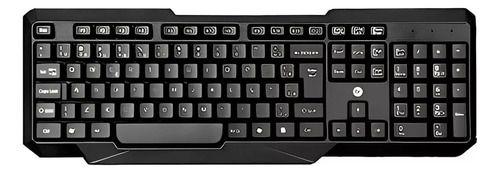 Imagem de Combo Mouse E Teclado 107 Teclas Sem Fio Preto - 0055 Bright