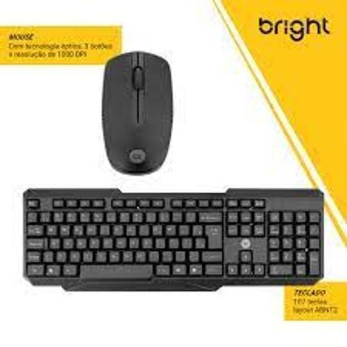 Imagem de Combo Office Slim - Teclado E Mouse Sem Fio - Cmb01