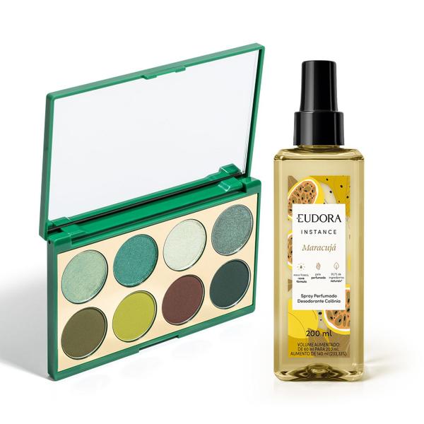 Imagem de Combo Paleta de Sombra Niina Secrets 5,6g + Spray Perfumado Instance Maracujá 200ml