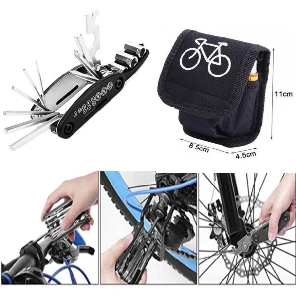 Imagem de Combo para Reparo de Pneu de Bike - Bomba + Kit de Remendos