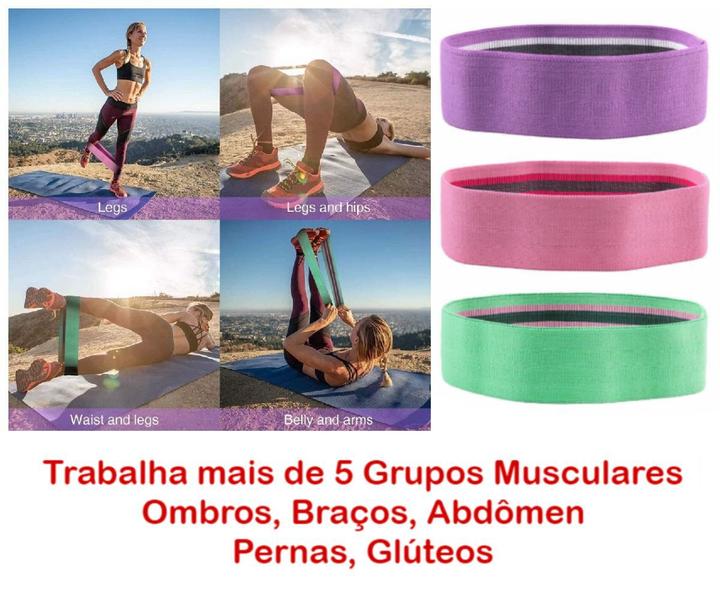 Imagem de Combo Projeto Verão Aparelhos Fitness Exercicios em Casa Kit