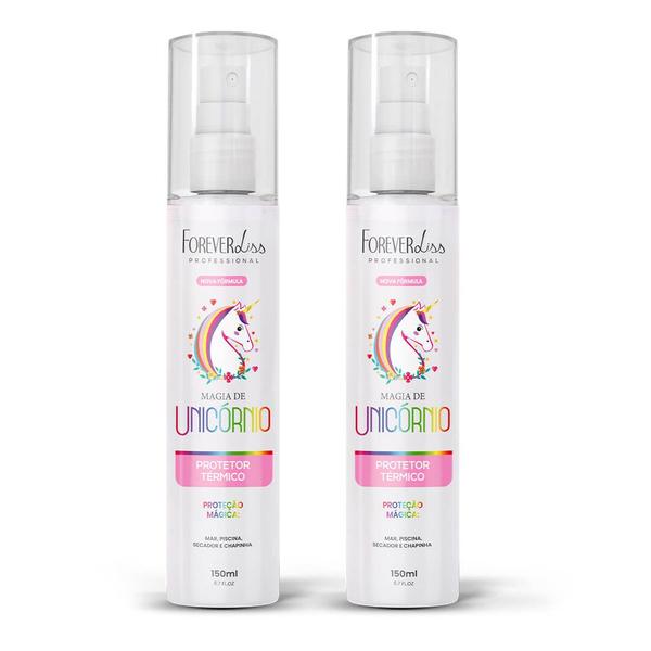 Combo Protetor Térmico Magia de Unicórnio Forever Liss 150ml