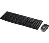 Imagem de Combo sem fio teclado e mouse preto mk270