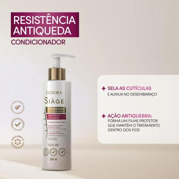 Imagem de Combo Siàge Antiqueda: Shampoo 300ml + Condicionador 280ml