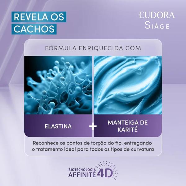 Imagem de Combo Siàge Revela os Cachos: Shampoo 250ml + Condicionador 200ml + Creme para Pentear 500g