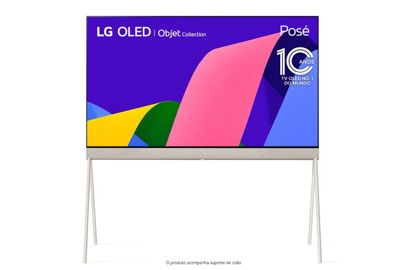 Imagem de Combo Smart TV LG OLED Evo Objet Collection Posé 55'' 4K 55LX1QPSA + Smart TV LG UHD 50'' 4K UR8750