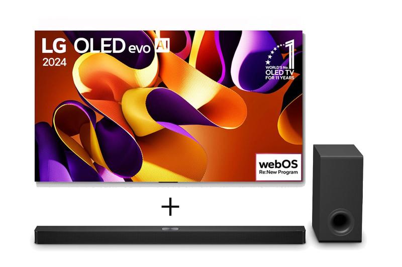 Imagem de Combo Smart TV LG OLEDG4 4K 65" 2024+Soundbar LG S90TY