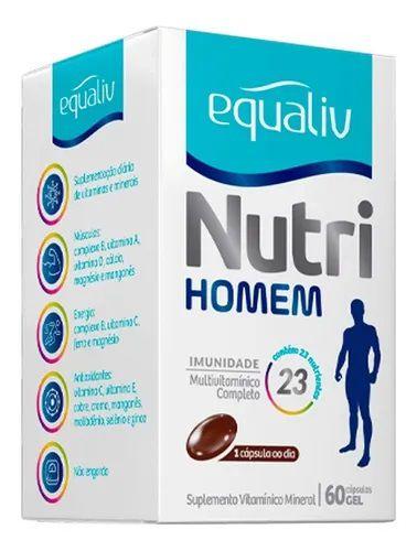 Imagem de Combo Suplemento Nutri Homem e Nutri mulher 60 Cps - Equaliv