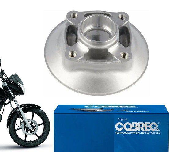 Imagem de Combo Suporte Coroa Flange Roda Traseira Cobreq Cg Titan Fan 150 Mix Flex Ks Es Esd Ex + Lona Patim Freio Traseiro ou Dianteiro Cobreq