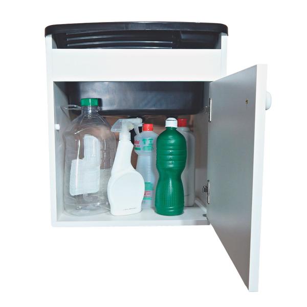 Combo Tanque Lavanderia Suspenso 22L + Armário 46cm Multiuso - EJV Shoop Imagem de Combo Tanque Lavanderia Suspenso 22L + Armário 46cm Multiuso