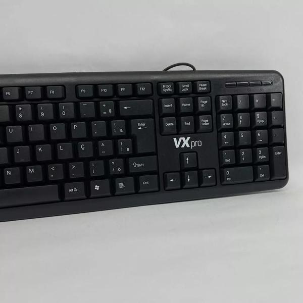 Imagem de Combo Teclado E Mouse Com Fio  Usb Pc Notebook