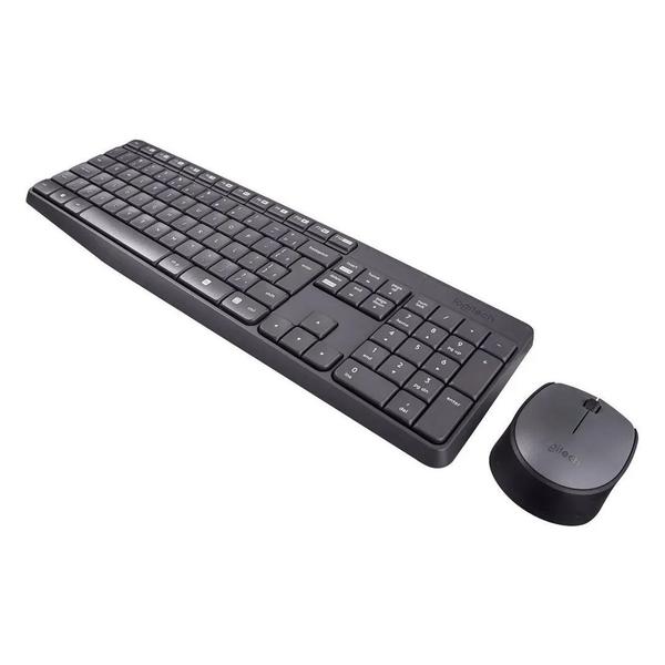 Imagem de Combo Teclado E Mouse Logitech Mk235 Wireless Sem Fio Resistente À Água