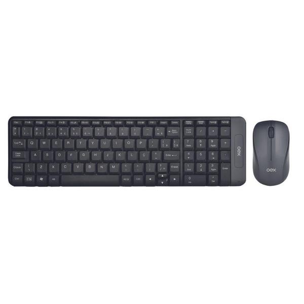 Imagem de Combo Teclado E Mouse Oex Tm404 Blend Sem Fio 1200 Dpi Cinza