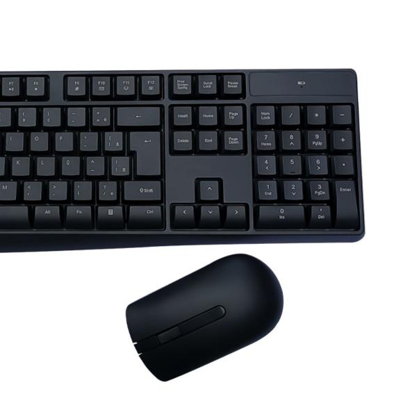 Combo Teclado e Mouse sem Fio CS100 Teclas Multimídias ABNT2 QWERTY 1600Dpi Multi TC269 Imagem de Combo Teclado e Mouse sem Fio CS100 Teclas Multimídias ABNT2 QWERTY 1600Dpi Multi TC269