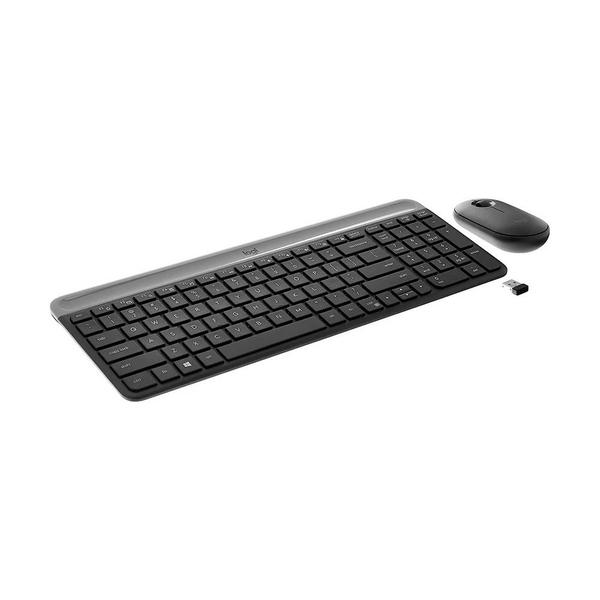 Imagem de Combo Teclado E Mouse Sem Fio Logitech Mk470 Com Design Slim, Digitação E Clique Silencioso, Mouse Ambidestro E Pilhas Inclusas - 920-009268