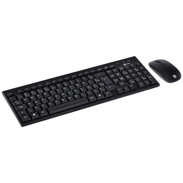 Imagem de Combo Teclado e Mouse Sem Fio Usb Dynamic Corp Abnt2/1600 Dpi Preto - Cmw200 - Vinik