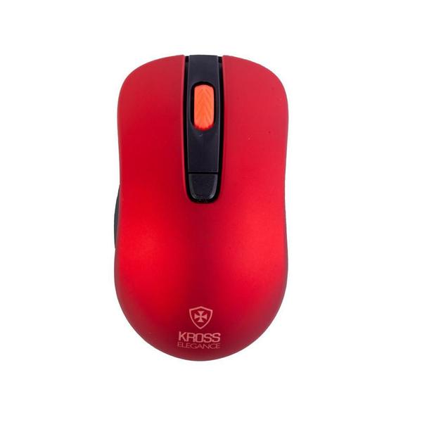 Imagem de Combo Teclado Mouse Sem Fio Kross Vermelho Preto Ke-Km553V1