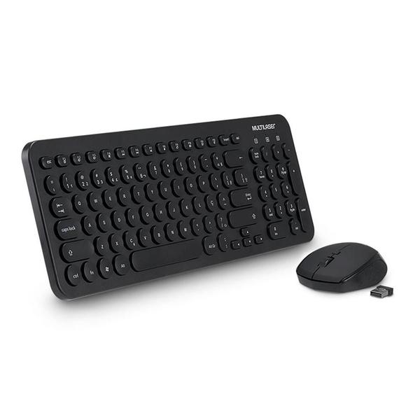 Imagem de Combo Teclado + Mouse Sem Fio Multilaser, Abnt - Tc231