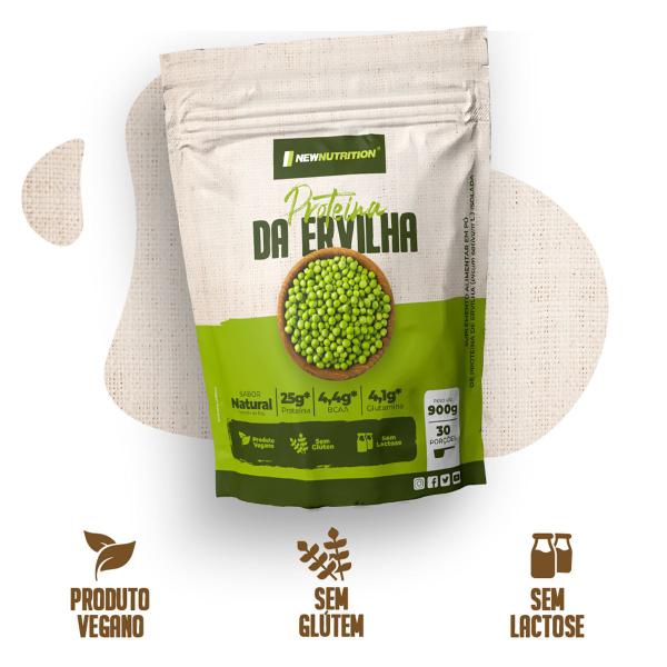 Combo Vegano 2 Proteína Isolada da Ervilha 900g Natural NEWNUTRITION Imagem de Combo Vegano 2 Proteína Isolada da Ervilha 900g Natural NEWNUTRITION