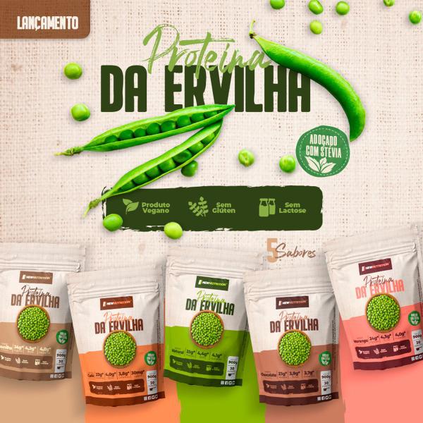 Combo Vegano 2 Proteína Isolada da Ervilha 900g Natural NEWNUTRITION Imagem de Combo Vegano 2 Proteína Isolada da Ervilha 900g Natural NEWNUTRITION