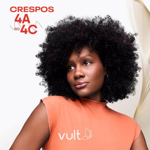 Imagem de Combo Vult Cabelos Crespos 4A a 4C Shampoo 350ml e Condicionador 325ml