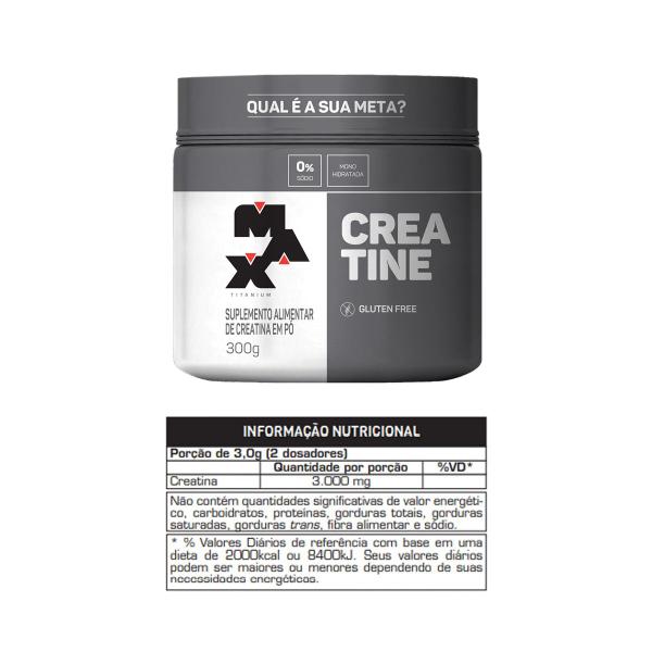 Imagem de Combo Whey Protein 1kg, BCAA 60 Cápsulas, Creatina Monohidratada 300g e Coqueteleira 700mL - Max Titanium