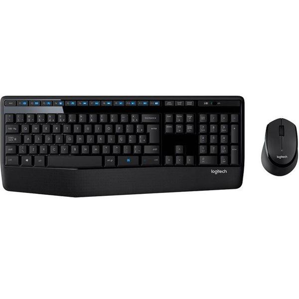 Imagem de Combo wireless teclado e mouse mk345 preto 920-007821 logitech