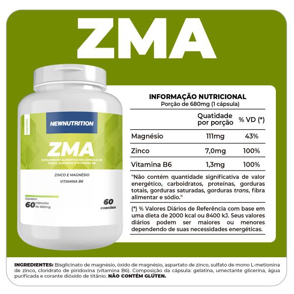 Imagem de Combo ZMA + Picolinato De Cromo NEWNUTRITION