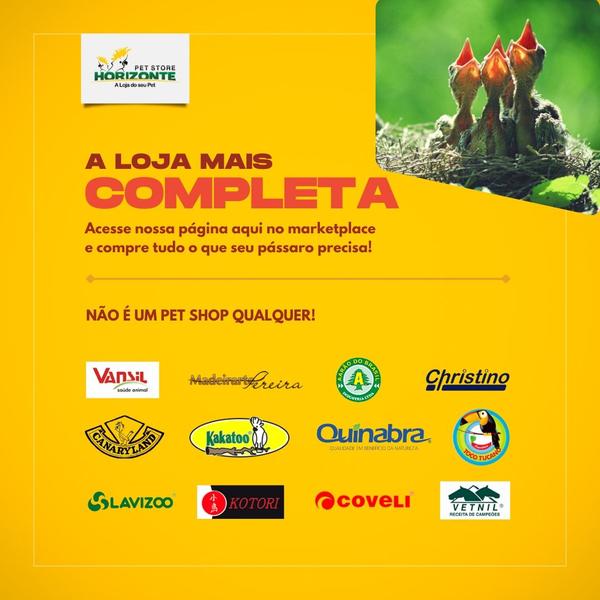 Imagem de Comedouro Alimentador Fauna Atrativo para Pássaros Livres da Natureza - 1,4 litros Quintal e Jardins