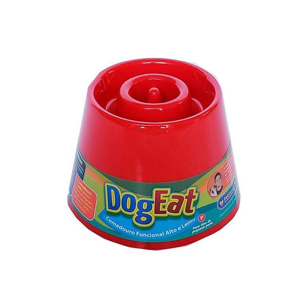 Imagem de Comedouro Alto e Lento Pet Games Dog Eat Vermelho para Cães - Tamanho P