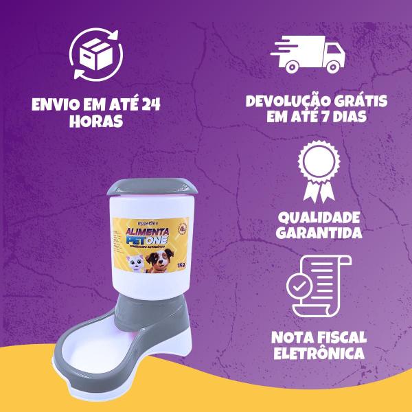 Imagem de Comedouro Automático Alimenta Pet One - Nude