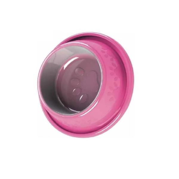 Imagem de Comedouro Bebedouro Concha Antiformiga Pet Injet Rosa 17cm