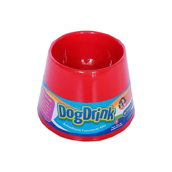 Imagem de Comedouro e Bebedouro Alto Pet Games Vermelho para Cães - Tamanho P