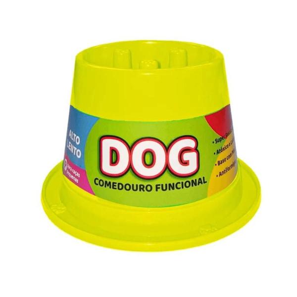 Imagem de Comedouro Funcional Lento Antiformiga Amarelo Neon 250ml