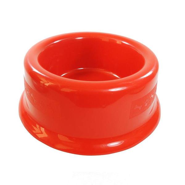 Imagem de Comedouro Furacão Pet Plástico Vermelho - 350ml