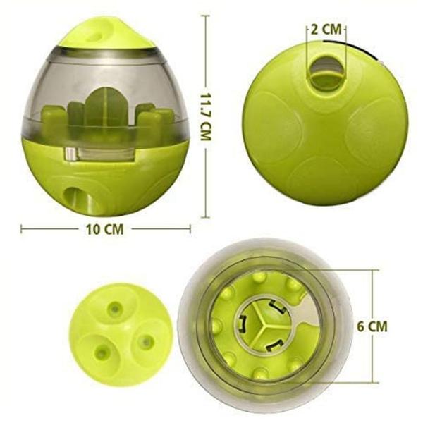 Comedouro Interativo Petisco Ração Cães Gatos Brinquedo Pet Brinquedo interativo para cães e gatos Ball - MARKELK Imagem de Comedouro Interativo Petisco Ração Cães Gatos Brinquedo Pet Brinquedo interativo para cães e gatos Ball