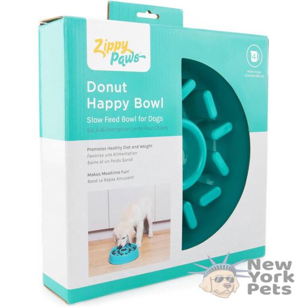 Imagem de Comedouro Lento Happy Bowl ZippyPaws Donut Para Cães e Gatos