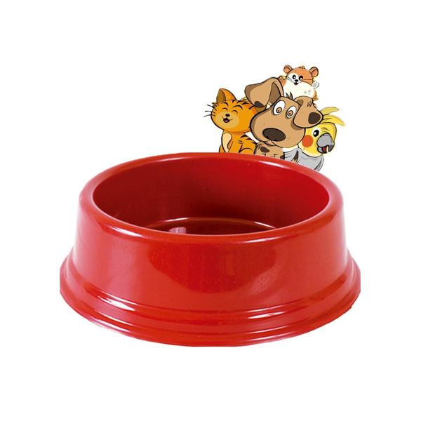 Imagem de Comedouro Ou Bebedouro Cães Vermelho 2700Ml Pet Au Jel Plast