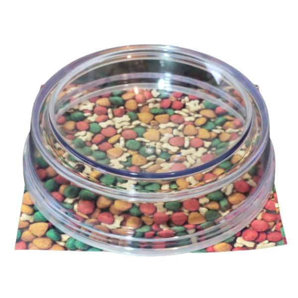 Imagem de Comedouro pet 290ml Para Cães e Gatos Agua e Comida