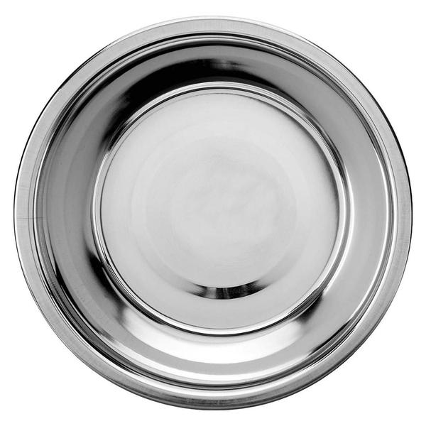 Comedouro Tigela Inox Nº2 - Chalesco Pet Imagem de Comedouro Tigela Inox Nº2