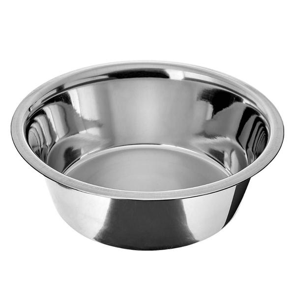 Comedouro Tigela Inox Nº2 - Chalesco Pet Imagem de Comedouro Tigela Inox Nº2