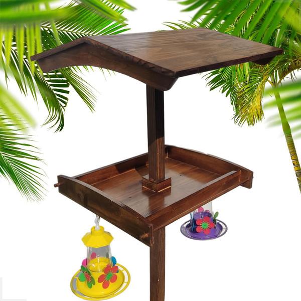 Comedouro Tratador Bebedouro De Jardim Passaros Silvestres - Lojão 2A. Imagem de Comedouro Tratador Bebedouro De Jardim Passaros Silvestres