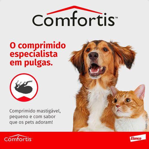 Imagem de Comfortis Antipulgas Cães 2,3/4,5kg Gatos 1,4/2,8kg 140mg 2x