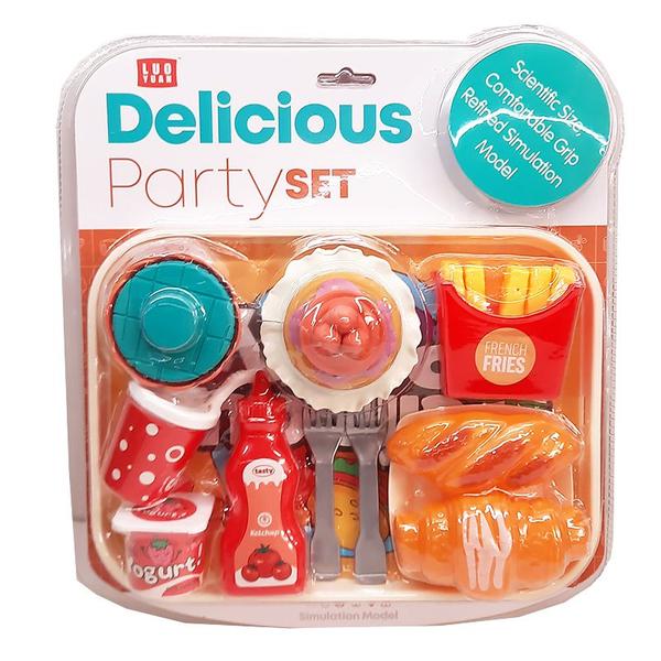 Imagem de Comida de Brincar Kit de Cupcakes Croissant Batata Frita LY8703- Dorémi