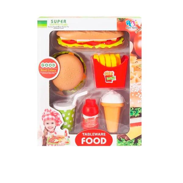 Imagem de Comida de Brincar Kit de Fast Food e Sorvete 8806-9 - Dorémi