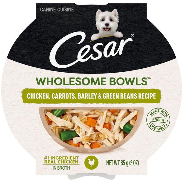 Imagem de Comida para cães Cesar WHOLESOME BOWLS Adult Chicken 90g Pacote com 10